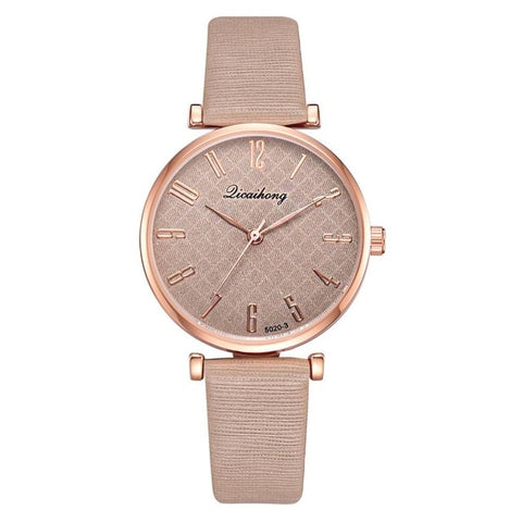 Minimalist Leather Watches For Women Simple Black Casual Dress Quartz Clock Ladies Wrist Watch 2019 Gift Reloj Mujer